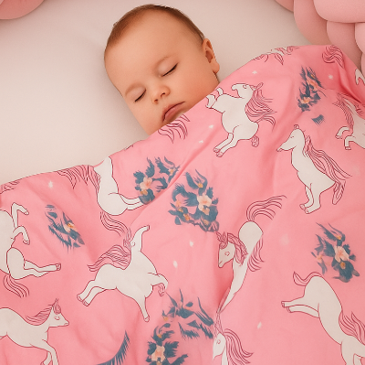 couverture-bebe-chaude-rose