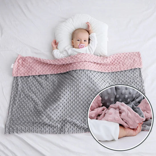 COUVERTURE BEBE FLANELLE DOUCE