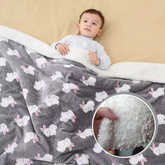 couverture-bebe-lapin-laine-mouton