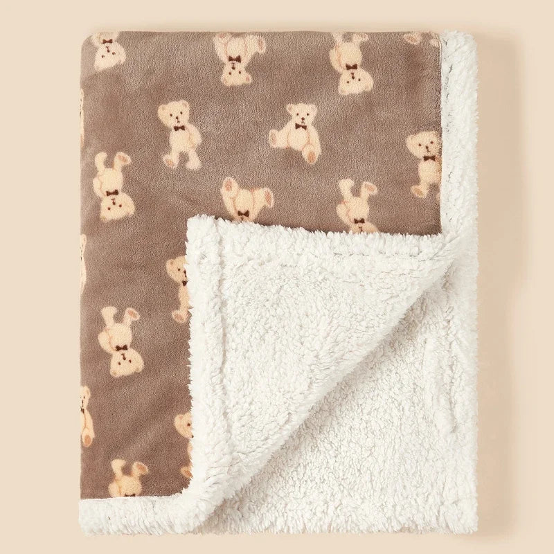 couverture-bebe-ourson-marron