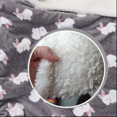 couverture-bebe-polaire-lapin-chaude