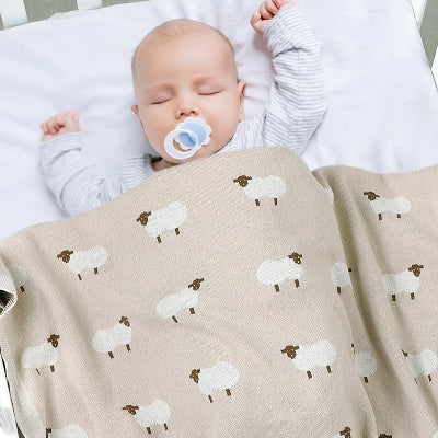 COUVERTURE BÉBÉ : TRICOT