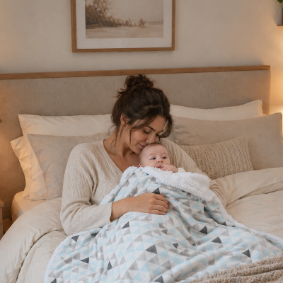 couverture bebe cachemire thermique