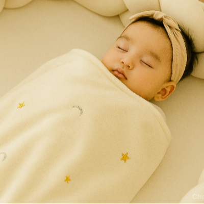 couverutre-bebe-polaire-etoile-lune