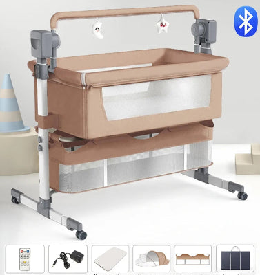 lit cododo marron serenibed berceuses bluetooth