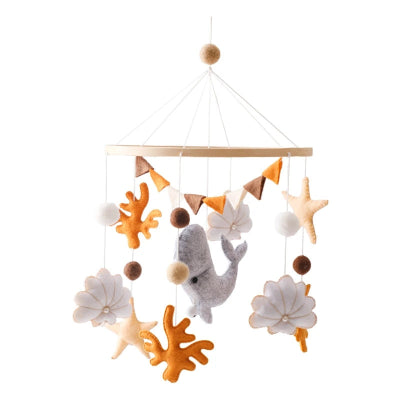 mobile bebe coquillage baleine