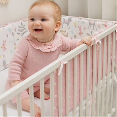 Tour de lit bébé-renard-lapin