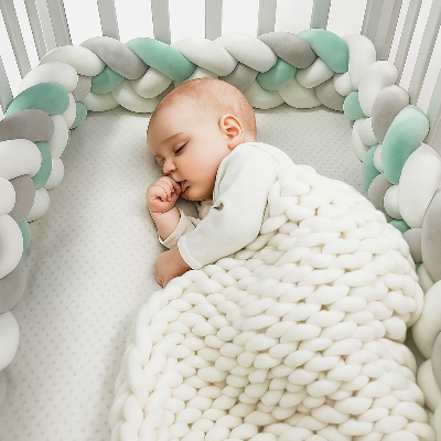 tresse-de-lit-bebe-vert