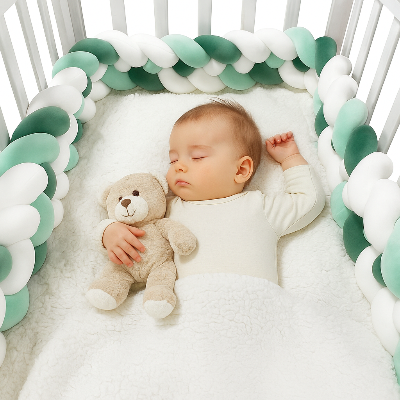 tresse-de-lit-vert-doux-polaire