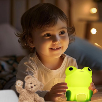 Veilleuse bébé grenouille douce nuit